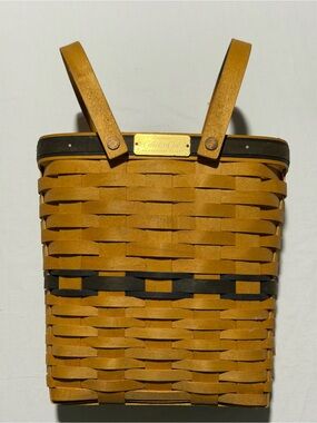 Vintage 90’s Longaberger Basket Tote Bag